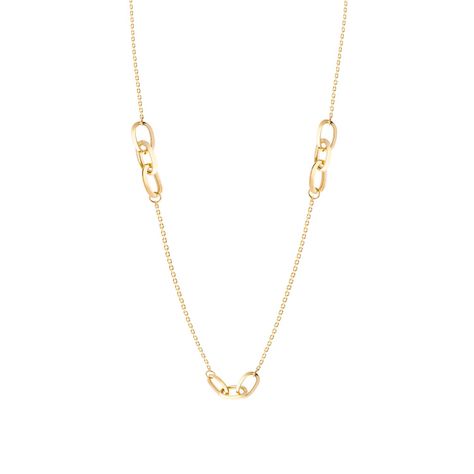 Collares de Oro 18kt Modelo 3 Eslabones-0