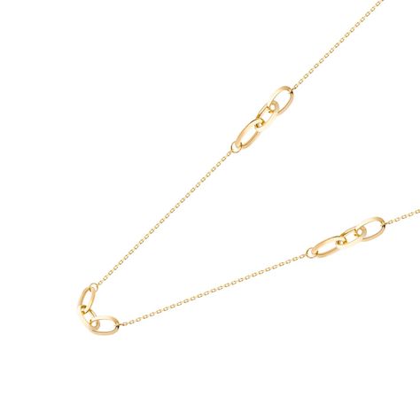 Collares de Oro 18kt Modelo 3 Eslabones-1
