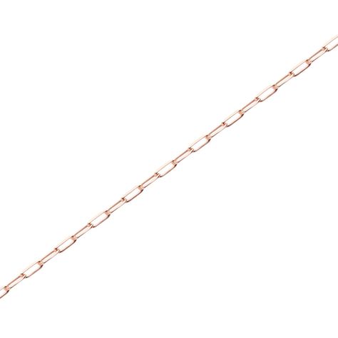 Collar de Plata Esterlina 925 Mini Eslabones Rose-1