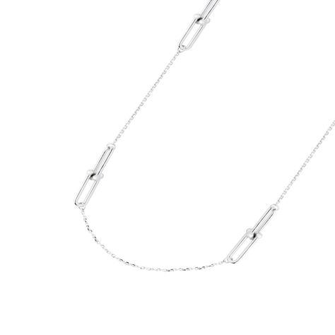 Collar de Plata Esterlina 925 Cuatro Enlazados-1