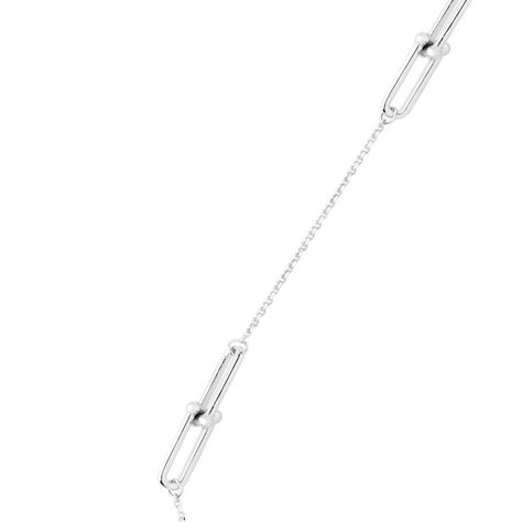 Collar de Plata Esterlina 925 Cuatro Enlazados-2