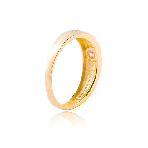 Anillos de Oro 18kt Modelo Circón & Rosa de francia-2