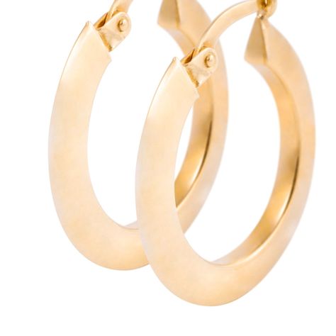 Aros de Oro 18kt Argollas 21-1