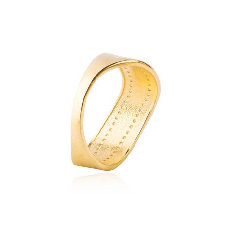 Anillos de Oro 18kt Modelo Ovalado con Circón-2