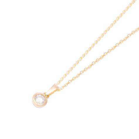Colgante de Oro de 18kt Circonita punto de luz-1