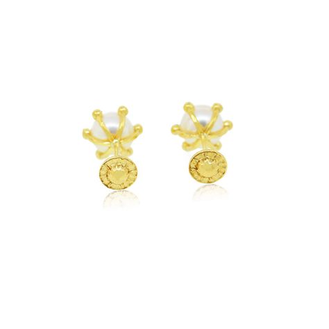 Aros de Oro 18kt PC de 6 Grifas 3,0mm-3,5mm-1