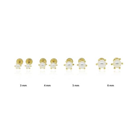 Aros de Oro 18kt PC de 6 Grifas 3,0mm-3,5mm-2