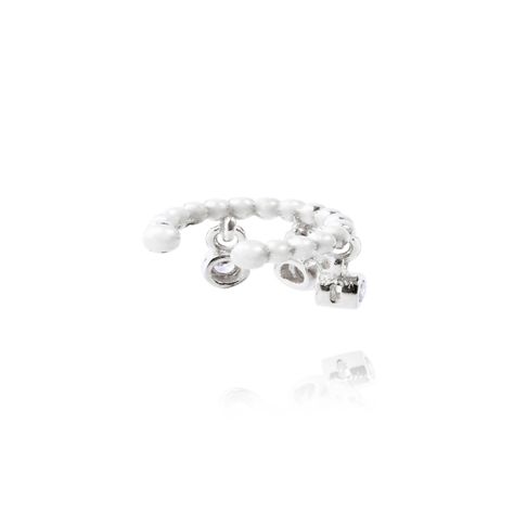 Aros de Plata Esterlina 925 Bolitas Circon Individual-1