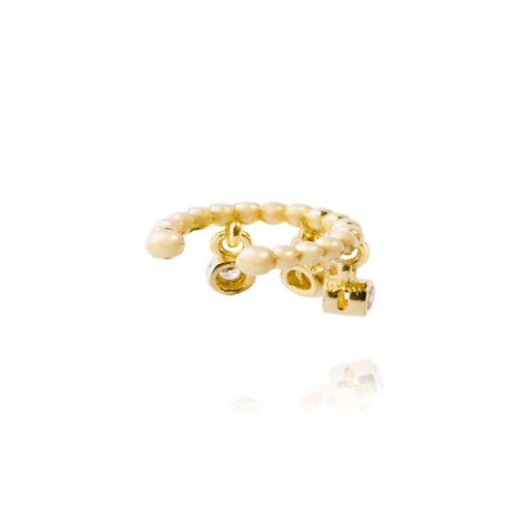 Aros de Plata Esterlina 925 Bolitas Individual Revestido en Oro 18kt-1