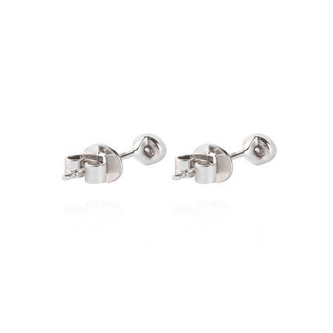 Aros Oro Blanco 18kt Diamantes Punto de Luz 12pts  SI/H-1