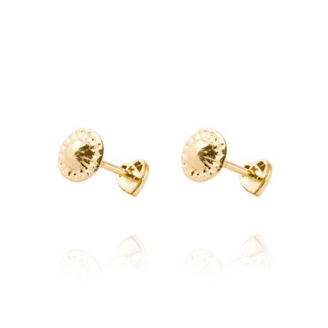 Aros de Oro 18kt Modelo Tipo Corazón Pequeño-2