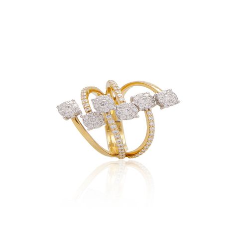 Anillo Oro Amarillo 18kt Diamantes 1,3 Qts | Danielle Costantini-0