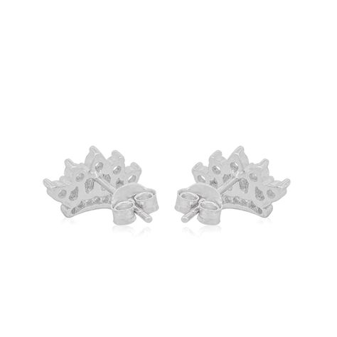 Aros de Plata Esterlina 925 Corona Circones-2