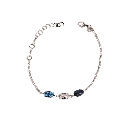 Pulsera de Plata Esterlina 925 Tres Piedras-2