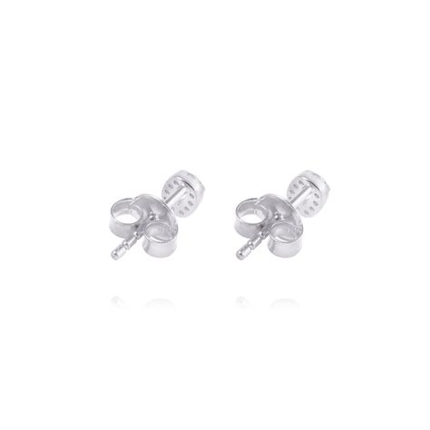 Aros de Plata Esterlina 925 Letra O-2
