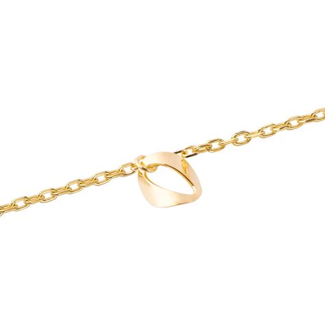 Tobilleras de Oro 18kt Modelo Argollas Colgantes-2