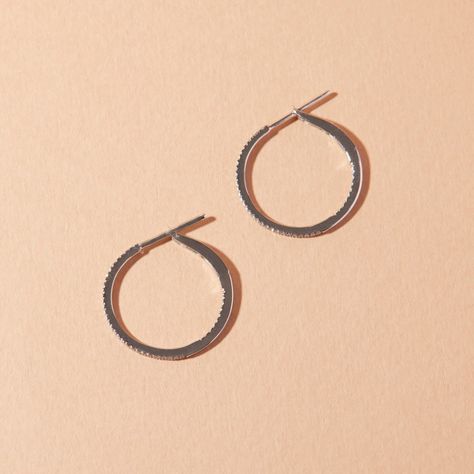 Aros Oro Blanco 18kt Diamantes 17Pts | Danielle Costantini-2