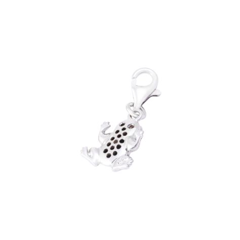 Colgante de Plata Esterlina 925 Rana Circonita-1