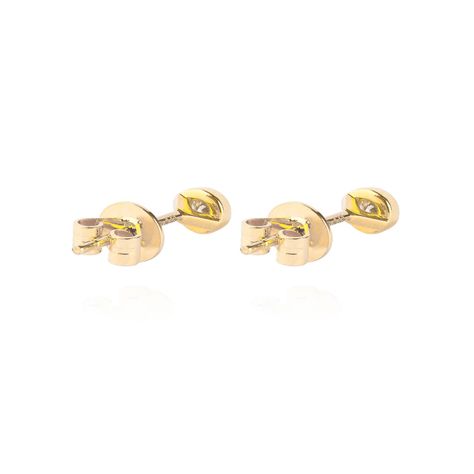 Aros de Oro 18kt con Diamantes Punto de Luz 12pts total SI/H-1