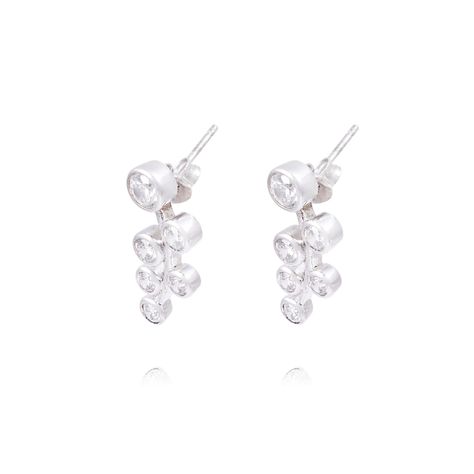 Aros de Plata Esterlina 925 Seis Círculos-0