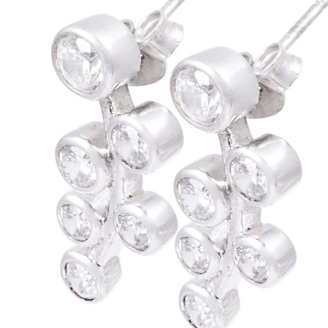 Aros de Plata Esterlina 925 Seis Círculos-1