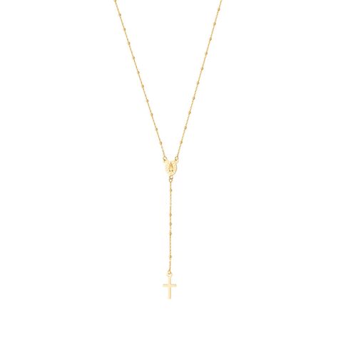 Collares de Oro 18kt Modelo Rosario Delicado-0