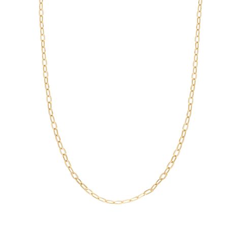 Collar de Oro 18kt Limada Mediana-0