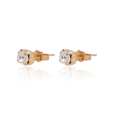 Aros de Plata Esterlina 925 Circonita Blanco-1