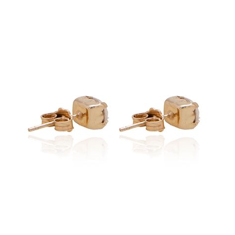 Aros de Plata Esterlina 925 Circonita Blanco-2
