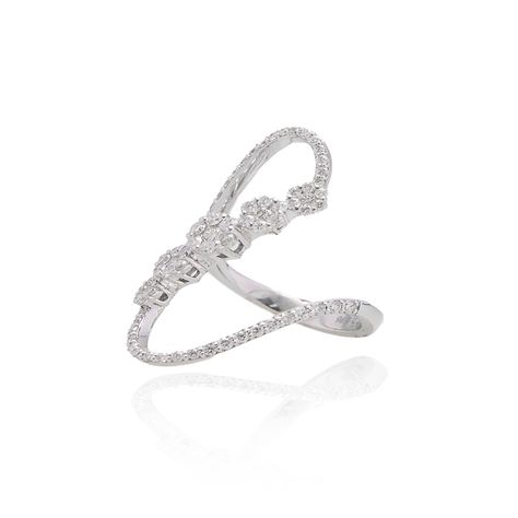 Anillo Oro Blanco 18kt Diamantes 96 Pts | Danielle Costantini-0