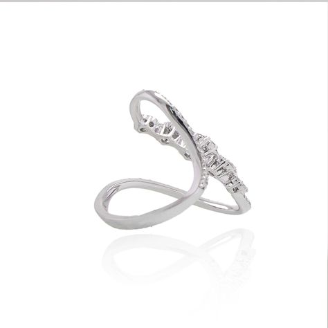 Anillo Oro Blanco 18kt Diamantes 96 Pts | Danielle Costantini-1