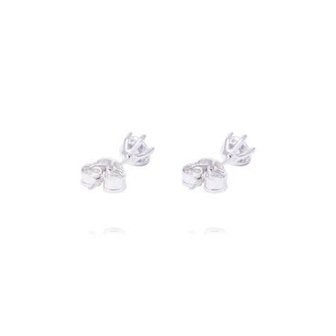 Aros Oro Blanco 18kt Circonita Seis Grifas-2