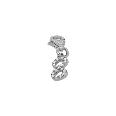 Colgante de Plata Esterlina 925 Infinito Circon-1