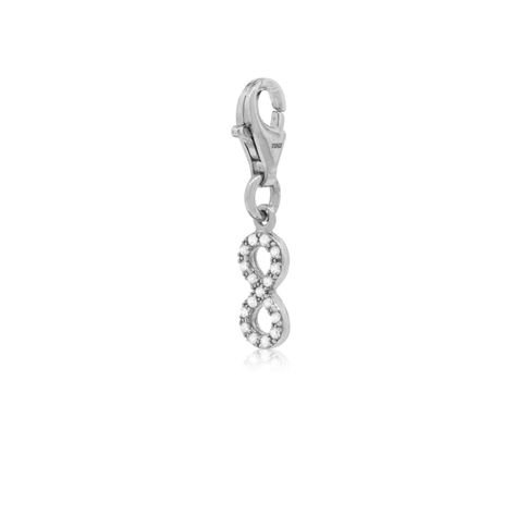 Colgante de Plata Esterlina 925 Infinito Circon-2