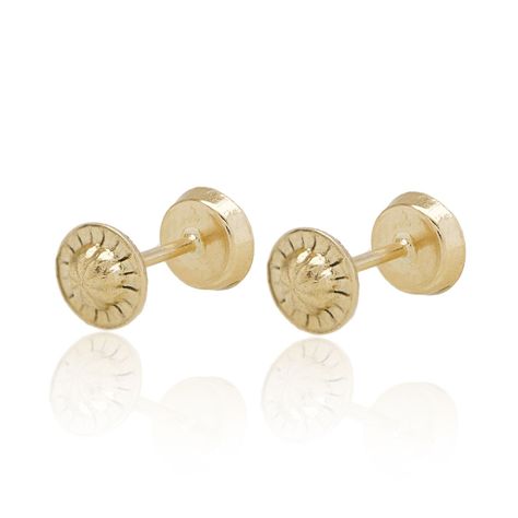 Aros de Oro 18kt Circulo de Agua Marina-2