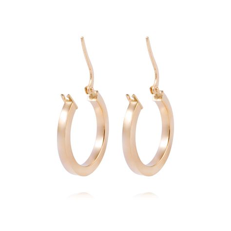 Aros de Oro 18kt Argolla 20 MM-2