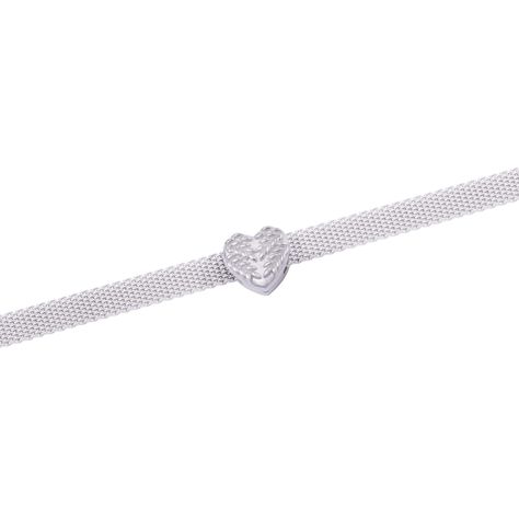 Dije de Plata broche Corazón Tallado-2