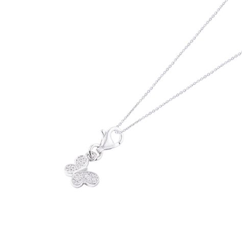 Colgante de Plata Esterlina 925 Mariposa Circon-1