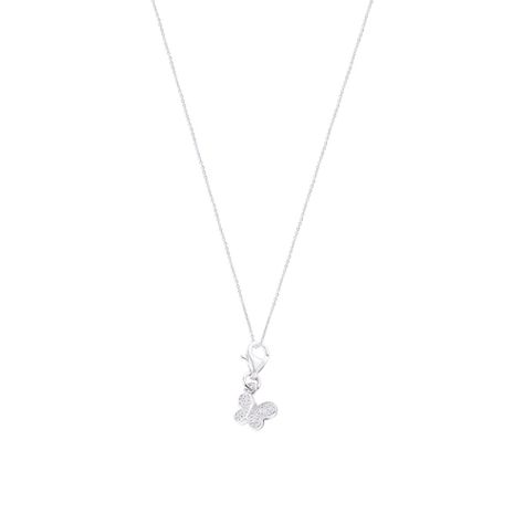 Colgante de Plata Esterlina 925 Mariposa Circon-2