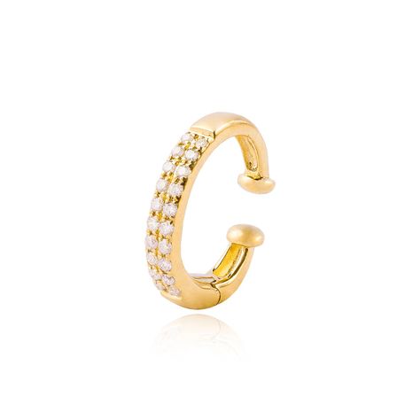 Aros de Oro 18kt Diamante 9Pts Total SI/H Corte Brillante-0