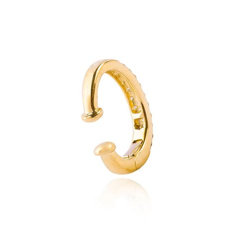 Aros de Oro 18kt Diamante 9Pts Total SI/H Corte Brillante-2