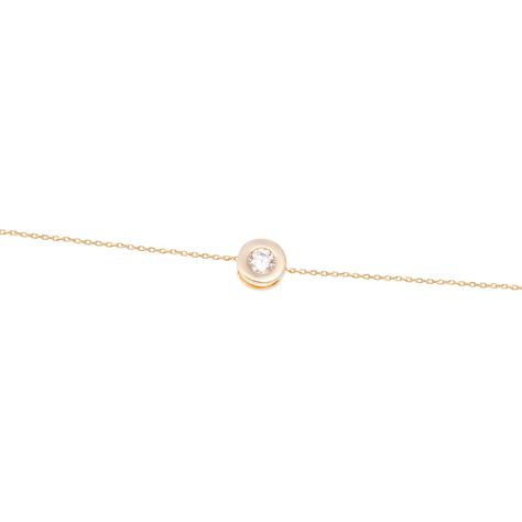 Pulsera de Oro 18kt Punto de Luz central-0