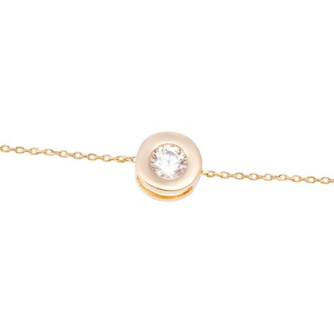 Pulsera de Oro 18kt Punto de Luz central-1
