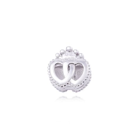 Dije de Plata broche Sagrado Corazón-0