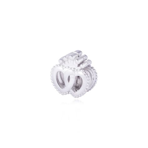 Dije de Plata broche Sagrado Corazón-1