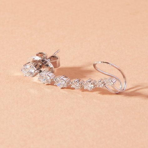 Aros Oro 18kt Diamantes 1,3 Qts Total | Danielle Costantini-2