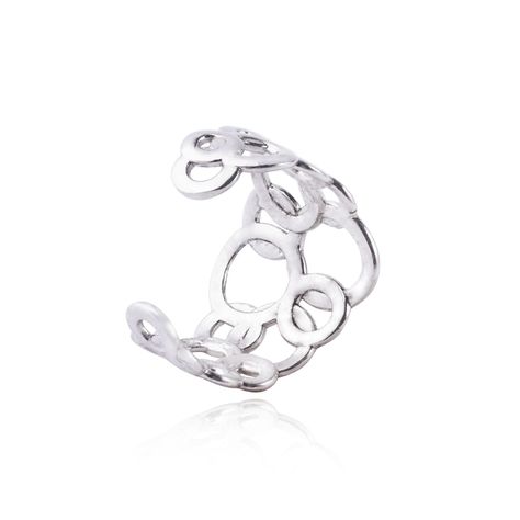 Anillo de Plata Esterlina 925 Circulos 18-1