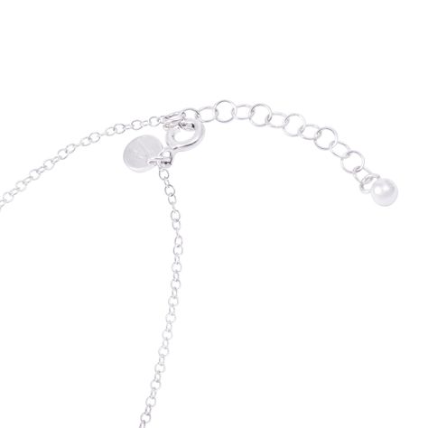 Collar de Plata Esterlina 925 Flores Relucientes-2