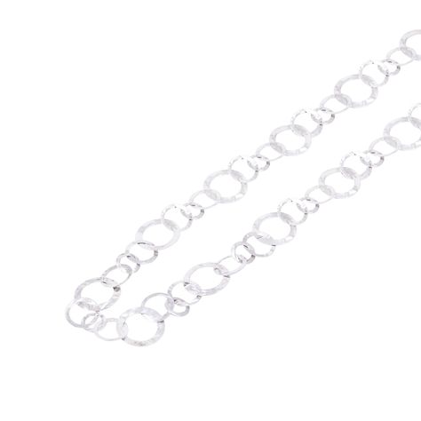 Collar de Plata Esterlina 925 con Eslabones Grandes-0