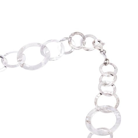 Collar de Plata Esterlina 925 con Eslabones Grandes-2